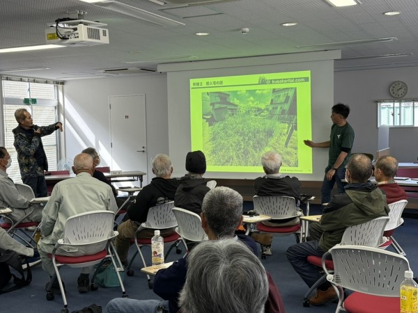 認定講師「草刈隊」が多摩市シルバー人材センターで安全講習会を開催